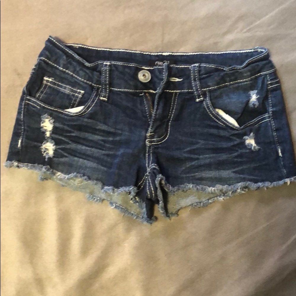 Jean Shorts Brand: Rue 21 Size: 0